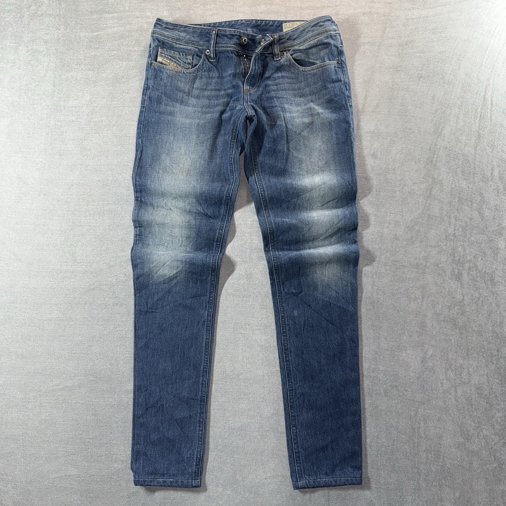 Diesel Lowky Regular Straight Low Rise Jeans Women 26x31 Y2K‎ Designer 0R83P
